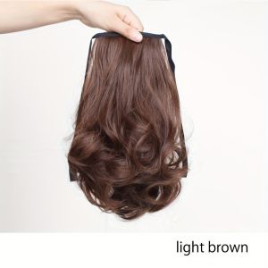 【Longlong】วิกผมหางม้าสั้น หางม้าสั้น20ซม วิกผมหางม้า หยิก ทนความร้อน พร้อมคลิปหนีบผมหางม้า