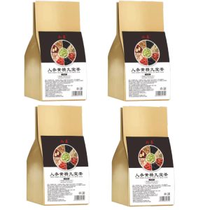 Mens Tonic Herbal Tea/Ginseng Polygonatum Blend/Daily Energy Booster/Convenient Brew Supplement For Adults