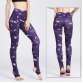 Ready stock) Yoga Pants Women's High Waist Trainer Sports Leggings Long Tights Floral Push Up Running Pants Workout Sweat Pants. 