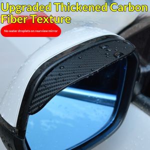 Yzlong nâng cấp tấm che mưa gương chiếu hậu xe hơi kiểu sợi carbon dày thiết kế chống thấm nước chống nhỏ giọt cho tầm nhìn rõ ràng