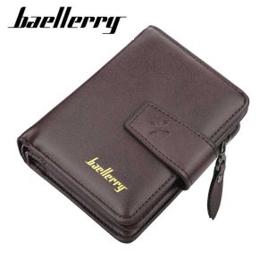 Dompet Lelaki Short Wallet W-040 Soft Leather Men Card Holder Business Bank Credit Card Purse Multi Card Slot