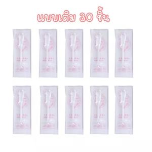 ผ้าก๊อซทําความสะอาดช่องปาก ผ้าก๊อซเช็ดฟัน  ที่แปรงลิ้นเด็กแบบใช้แล้วทิ้ง （พร้อมส่งในไทย）