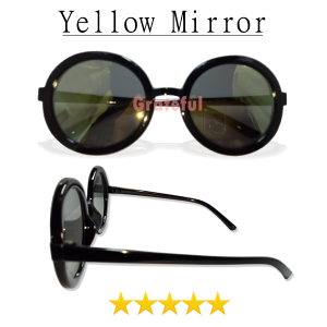 Kacamata Fashion Steampunk Vintage Retro Bulat Boboho Kacamata Gaya Terbaru Kekinian Warna Lensa Mirror Anti Silau Protection Debu Untuk Pria Wanita Korea Style - BISA BAYAR DIRUMAH