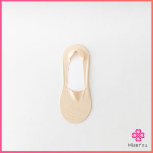 Missyou ถุงเท้าข้อสั้น เนื้อผ้าเด้ง เย็น กันลื่น สีพื้น สําหรับผู้ชาย EUR 39-43 Mens socks