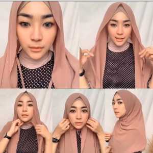 Grosir Pashmina Shawl Tali Anti Peniti Pasmina Murah Model Terbaru kekinian 2021 Hijab Jilbab Kerudung