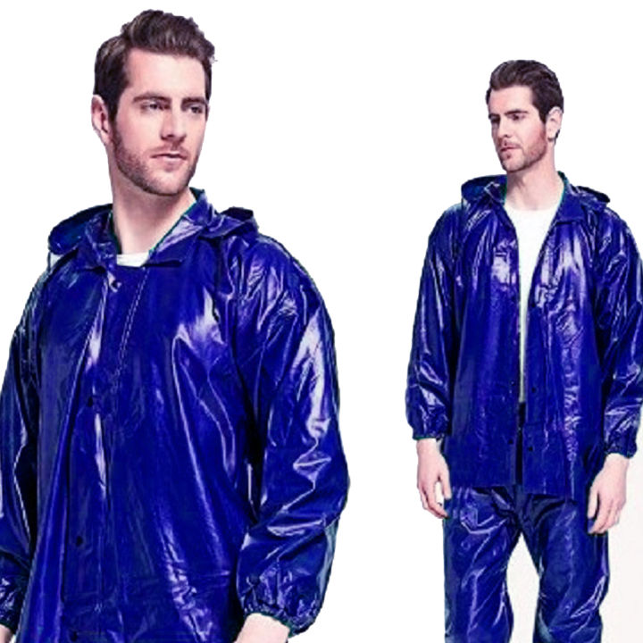 Hodeso Raincoat Rain Pants Waterproof Suit Motorcycle Rain Jacket Poncho Fishing  Suit Men Women Rainwear