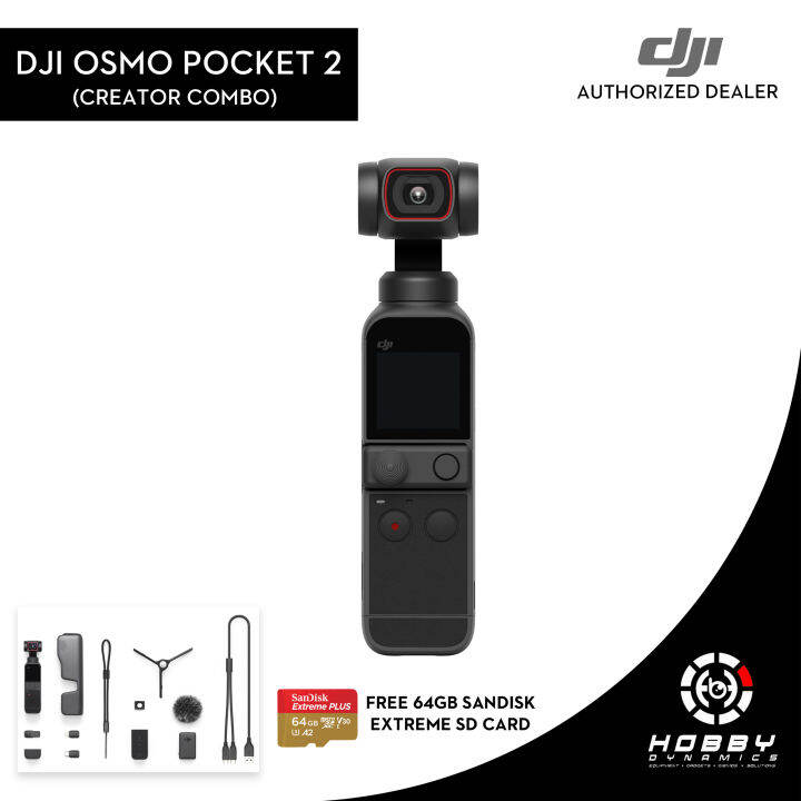 DJI Pocket 2 Creator Combo with FREE Sandisk 64GB Extreme SD Card | Lazada  PH