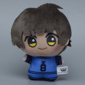 clu Cartoon BLUE LOCK Plush Dolls Gift For Girls Bag Pendant Keychain Q Version Stuffed Toys For Kids Collections ulc