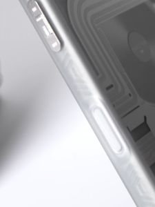 WAKCAS Tech-Core MagSafe iPhone 18/17 Pro Max / 18/17 Pro Case Exposed Mechanical Design with Silver Metal Lens Frame