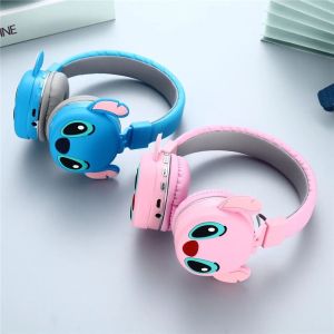 LCHGNA Head Mounted Stitch Bluetooth Headset Big Ears Foldable Stitch Headphone Fashion Adjuatable Cartoon Wireless Headset Stitch Fans