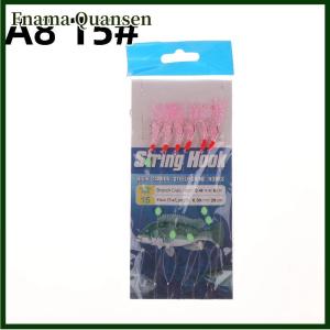 Fnama 1ชิ้น6ตะขอน้ำเค็มตะขอสตริงเหยื่อตกปลาปลาแมคเคอเรล