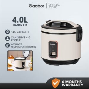 Gaabor Multifunctional Rice Cooker 1.8L(Rated 4L) 24H & 8 Programmed Meals 1L(Rated 2.5L) & 1.2L