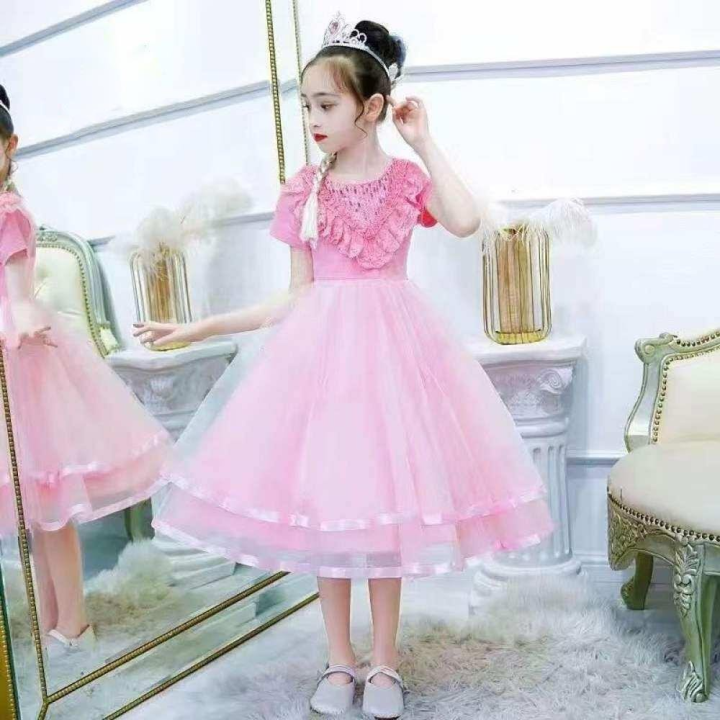 ALEAN Drees For Girl Frozen Dress Princess Elsa Dress Girls Dress Elsa Dress 1 8 Years Old Mesh Skirt Lace Sequins Princess Dress Girls Skirt Frozen Dress For Kids Girl Lazada