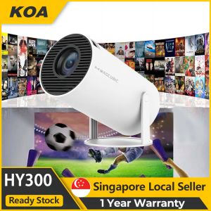 KOA Projector 4K Android 11 HY310 Dual Wifi6 200ANSI Allwinner H713 BT5.0 1080P 1280*720P Cinema Outdoor portable Projetor
