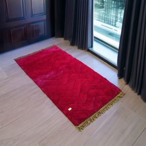 Sejadah Bulu Quilting Antislip Ukuran 115x60cm Free Tas Premium LP