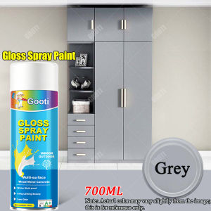 ⚡High Gloss⚡Upgraded Multi-Purpose Self Spray Paint 700ml – Fast Rust Removal Anti-Rust Corrosion-resistant Waterproof Odorless for  Wood Metal Glass Concrete Walls Car & Railings Rust Remover for Steel & Aluminum Alloy Metal Silver Spray Paint