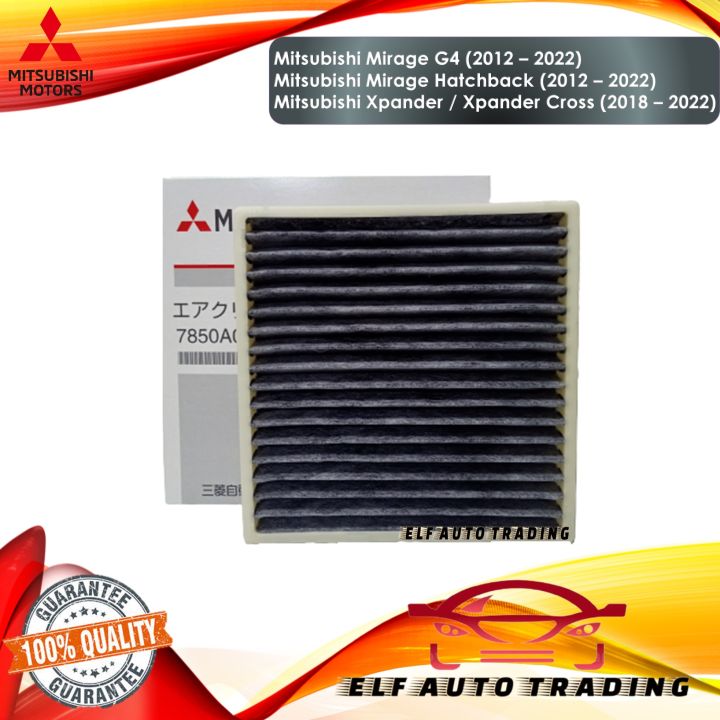 Charcoal Cabin Filter for Mitsubishi Mirage G4/Hatchback HB (2012 - 2022), Mitsubishi Xpander / Xpander Cross (2018 - 2022), CarFilter, Car Filter, Aircon Cabin Filter, AirconCabinFilter