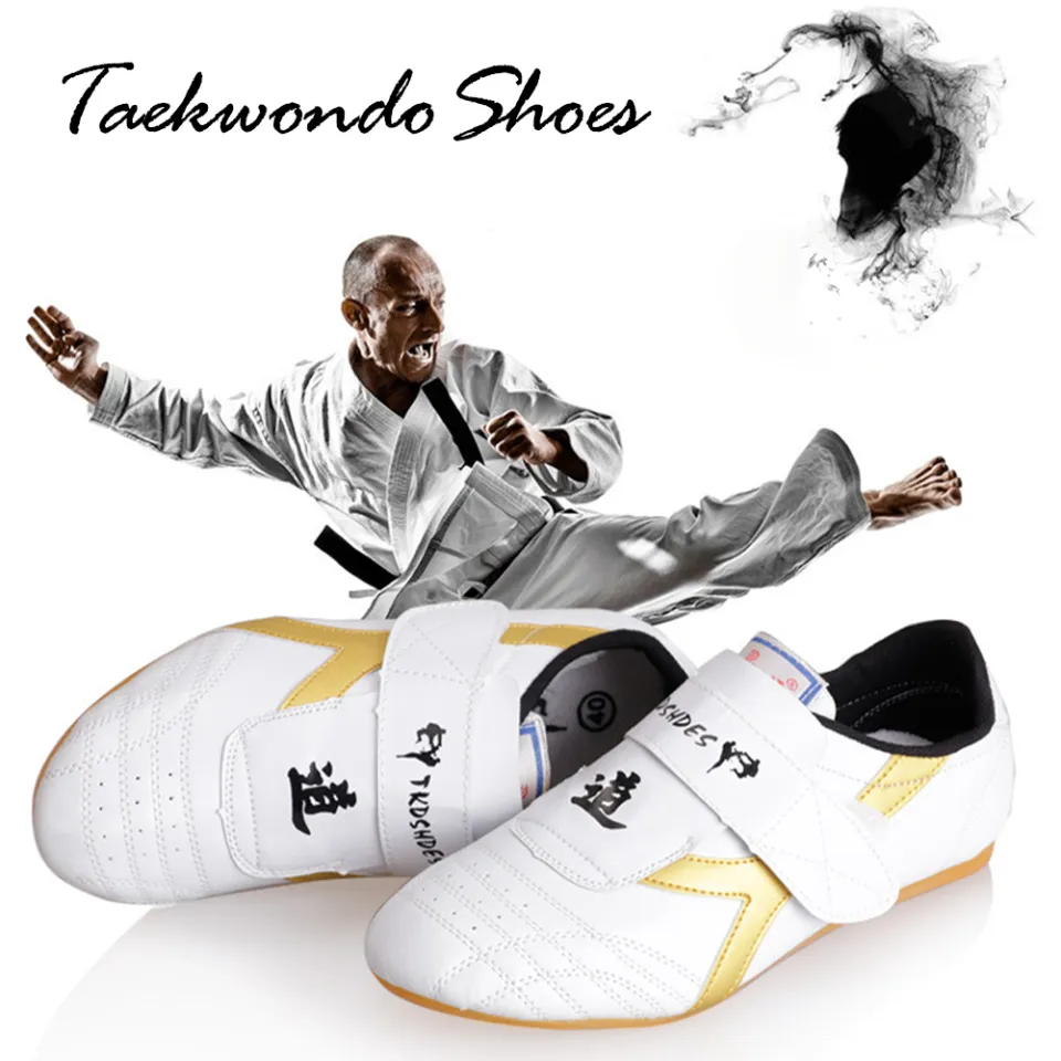 BC Breathable White Taekwondo Shoes Kung Fu Shoes Wushu Taichi
