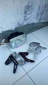 HEADLAMP LAMPU DEPAN YAMAHA RX KING RXK RXS SET KUPINGAN CINCIN CNC MODEL B PRO AS 30 31 33 PNP RX KING RXK RXS CB GL MEGAPRO TIGER CB150R VERZA VIXION SCORPIO NINJA DAN LAMPU SEIN