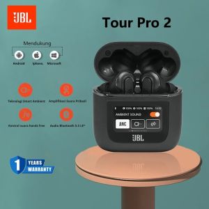 【 100% Original】JBL Tour Pro 2 TWS True Wireless Bluetooth Earphone Noise Cancelling Earbuds With Smart Case