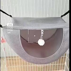 Pet Cage Hammock Cat hammock for cage hanging cat nest cat swing suspended cat nest pet cat hanging basket adjustable hanging cat bed cage swing and resting nest for Cats Dogs and Pet Owners
