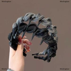 [COD] Modingdue Elegant Temperament Rhinestone Design Hairband For Women Daily Wear Headwear Non-slip Wash Face Headband Hair Accessories