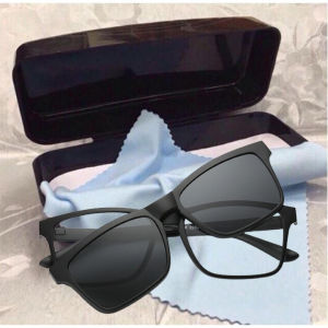 Gọng kính 2 trong 1 thay mắt siêu tiện lợi cho nam nữ mã 23 ( tặng kèm hộp đựng kính )