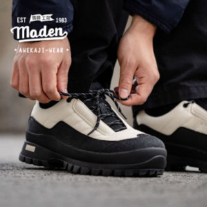 MADEN brand workwear style mens youth hiking shoes mens shoes outdoor hiking shoes mountain series retro workwear shoes thick sole height increasing sports and leisure shoes trendy shoes