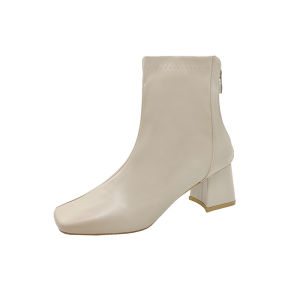 [JUAL RUGI]- 0306 Sepatu Boots Kulit Wanita Korea Fashion Terkini Premium Quality