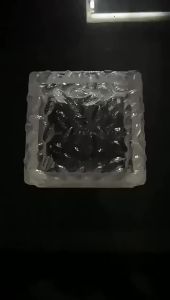 Sacesr Solar Powered Solar Ice Brick Lights Waterproof Long-last Lighting Solar Standing Lights Automatic Rainproof T2Y7B