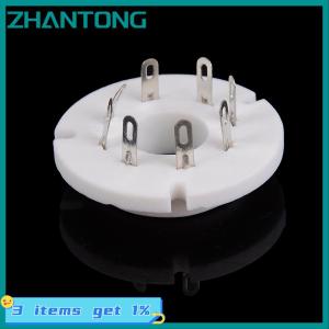 ZHANTONG Vintage amp diy 8pin b8s vacuum tube socket for fu50 gu-50 fu-15 5u8c