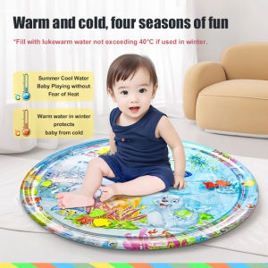 Inflatable Water Mat Kids Play Mat/Outdoor Summer Activity/Baby Crawling Pad/Sensory Development Toy/Multifunctional/Toddler Playtime/Family Fun