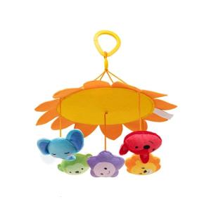 An toàn trẻ sơ sinh hoạt động móc áo với động vật hoạt hình đồ chơi treo với nhẹ nhàng chuông cho thị giác và thính giác kích thích