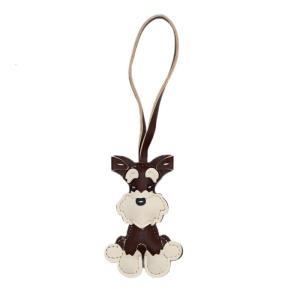 Portable Schnauzer Dog Pendant Keychain Charm Fashion Accessory for Backpack or Keys Decoration Daily Casual Use