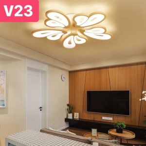 Đèn Ốp Trần Đèn Trần Trang Trí Phòng Khách Phòng Ngủ Trần Thạch Cao 3 Chế Độ Sáng Có Kèm Điều Khiển Từ Xa