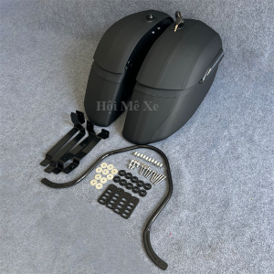 Cặp thùng hông bọc da độ các dòng xe motor cruiser