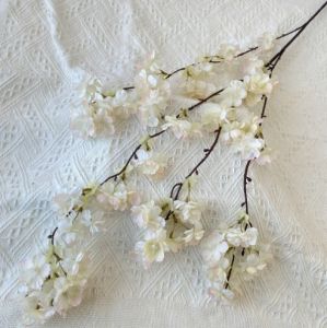 【original】 Home Decoration Home Simulation Cherry Blossom High Branch Hanging Cherry Blossom Landscape Tree Home Ground Floriculture Wedding Arch Ceiling Artificial Beautiful Decoration