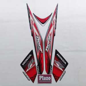 Striping motor / stiker lis body honda beat fi cbs 2014 hitam