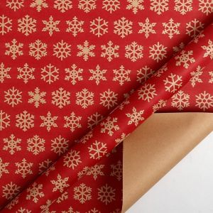 HORAC 300cm Christmas Wrapping Paper Santa Claus Elk Gift Wrapping Paper Festive Decorative Xmas Arts Kraft Paper Christmas Gift