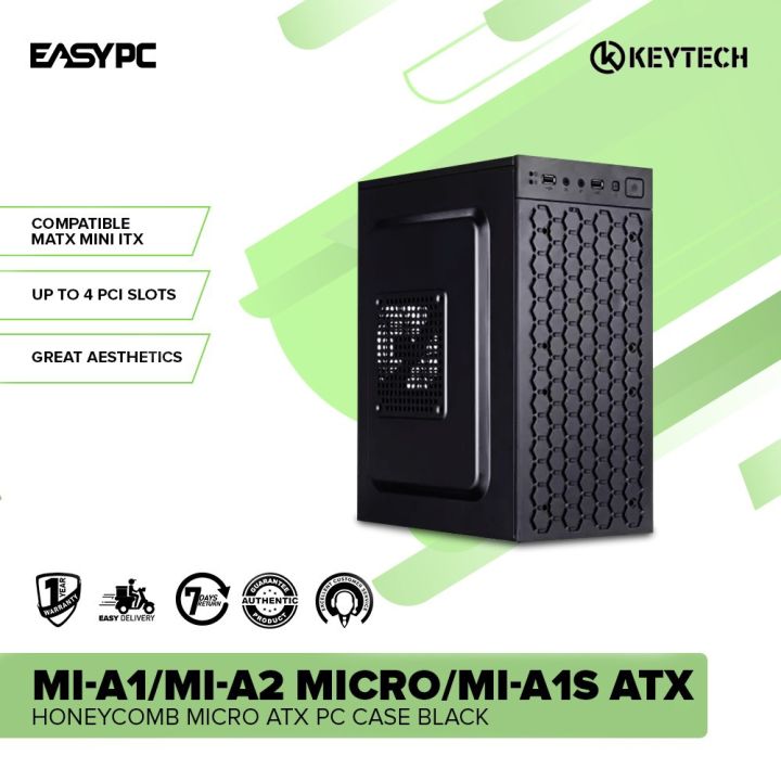 EasyPC Keytech Micro ATX Optimal Airflow Compact Design PC