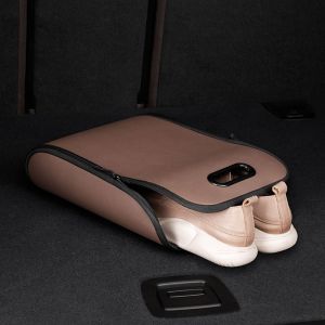 CUBBY Dustproof Car Shoe Storage Box Wear-resistant Space Saving Shoe Organizer Portable Simple Shoes Bag for Car