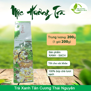Trà Tân Cương Thái Nguyên Hương Vị Hoa Nhài 200g Thơm Ngọt Hậu Trà Xanh Mộc Hương Trà Trà Hoa Lài Tân Cương Thái Nguyên 200g