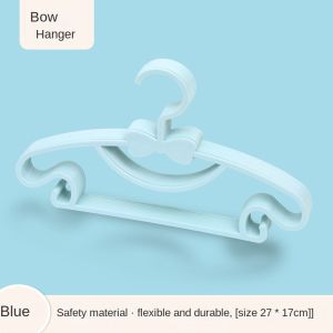 EUNICE Baby Clothes Hanger Kids Plastic Non Slip Bow Design Adjustable Wardrobe Hanger 10/30/50PCS 婴儿衣架