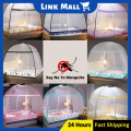 Dual Door Mosquito Tend Full Cover Mosquito Net Bed Kelambu Dewasa Queen King Kelambu khemah. 