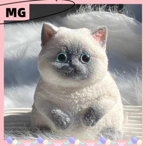 【Magical House】[New HOT FASHION] Taba Cute Chubby Cat Orange Cat Plush Soft Sticky Girl Kids Birthday Gift Fidget Squishy Toy Pet Ornaments Gifts