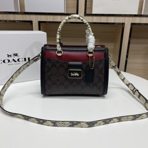 new style 2024 COACH Top-Handle Bags for Women official store Authentic Princess Diana handbag CF389 CC142 CC140 CC141 CE606 CD701 Size :23cm(L)x17cm(H)x11cm(W)