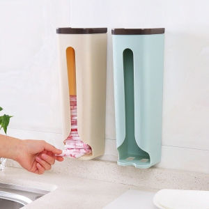 Hộp Nhựa Dán Tường Đựng Túi Rác Thiết Kế Khe Rút Tiện Lợi Loại Dày - Hộp Đựng Túi Nilon Khăn Giấy Rút Túi Rác Túi Bóng Dán Tường Chuyên Dụng