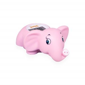 Baby Bath Thermometer bath temperature thermometer in bath thermometer bath thermometer newborn in Fahrenheit and Celsius - Pink Elephant