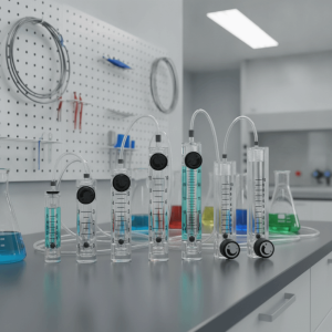 OUREAL Acrylic Đồng hồ đo lưu lượng khí Chỉ báo nổi Đọc trực tiếp Lưu lượng kế diện tích thay đổi Di động Ống trong suốt Đồng hồ đo lưu lượng dạng ống Giám sát lưu lượng oxy