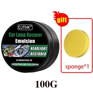 2026 Car Headlight Restoration Polishing Kits Headlamp Scratch Remover Repair Cleaning Paste Remove Oxidation Headlight Polish Liquid